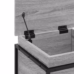 vidaXL Storage Box with Lid Toy Box Blanket Box Grey Sonoma Engineered Wood - Additional view 7