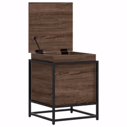 vidaXL Storage Box with Lid Toy Box Blanket Box Brown Oak Engineered Wood - Additional view 6