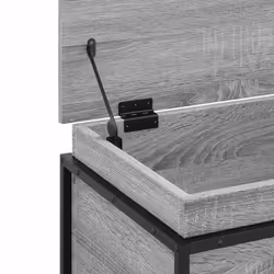 vidaXL Storage Box with Lid Toy Box Blanket Box Grey Sonoma Engineered Wood - Additional view 7