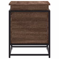 vidaXL Storage Box with Lid Toy Box Blanket Box Brown Oak Engineered Wood - Additional view 4