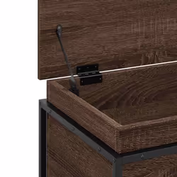 vidaXL Storage Box with Lid Toy Box Blanket Box Brown Oak Engineered Wood - Additional view 7