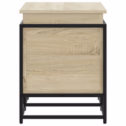 vidaXL Storage Box with Lid Toy Box Blanket Box Sonoma Oak Engineered Wood - Additional view 4