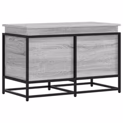 vidaXL Storage Box with Lid Toy Box Blanket Box Grey Sonoma Engineered Wood - Additional view 5