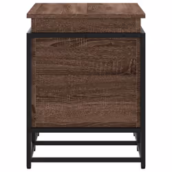 vidaXL Storage Box with Lid Toy Box Blanket Box Brown Oak Engineered Wood - Additional view 4