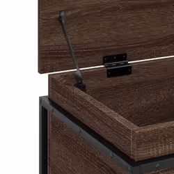 vidaXL Storage Box with Lid Toy Box Blanket Box Brown Oak Engineered Wood - Additional view 7