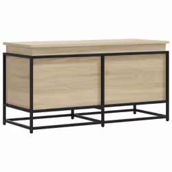 vidaXL Storage Box with Lid Toy Box Blanket Box Sonoma Oak Engineered Wood - Additional view 5