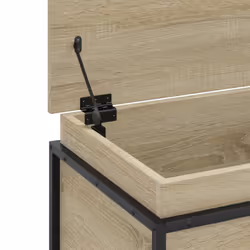 vidaXL Storage Box with Lid Toy Box Blanket Box Sonoma Oak Engineered Wood - Additional view 7