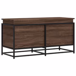 vidaXL Storage Box with Lid Toy Box Blanket Box Brown Oak Engineered Wood - Additional view 5
