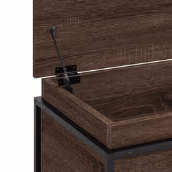 vidaXL Storage Box with Lid Toy Box Blanket Box Brown Oak Engineered Wood - Additional view 7