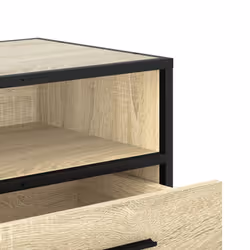 vidaXL TV Cabinet TV Stand Media TV Unit Engineered Wood and Metal - sonoma oak - Additional view 7