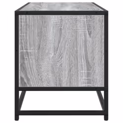 vidaXL TV Cabinet TV Stand Media TV Unit Engineered Wood and Metal - grey sonoma - Additional view 4