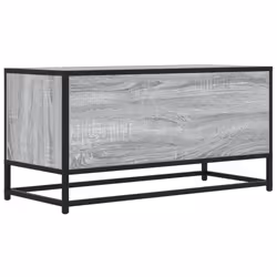 vidaXL TV Cabinet TV Stand Media TV Unit Engineered Wood and Metal - grey sonoma - Additional view 5