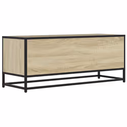 vidaXL TV Cabinet TV Stand Media TV Unit Sonoma Oak Engineered Wood and Metal - Additional view 5