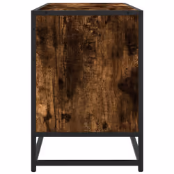 vidaXL TV Cabinet TV Stand Media TV Unit Engineered Wood and Metal - smoked oak - Additional view 4