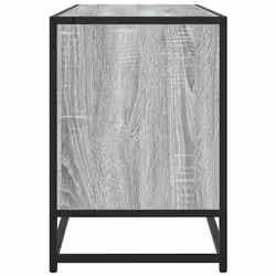 vidaXL TV Cabinet TV Stand Media TV Unit Engineered Wood and Metal - grey sonoma - Additional view 4