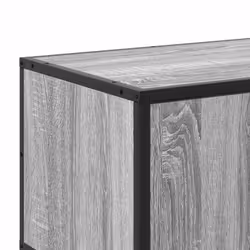 vidaXL TV Cabinet TV Stand Media TV Unit Engineered Wood and Metal - grey sonoma - Additional view 7