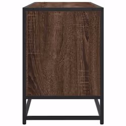 vidaXL TV Cabinet TV Stand Media TV Unit Engineered Wood and Metal - brown oak - Additional view 4