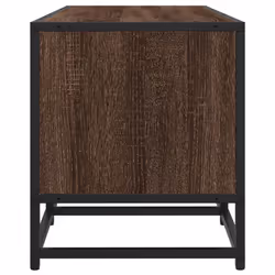 vidaXL TV Cabinet TV Stand Media TV Unit Engineered Wood and Metal - brown oak - Additional view 4