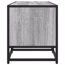 vidaXL TV Cabinet TV Stand Media TV Unit Grey Sonoma Engineered Wood and Metal - Additional view 4