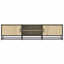 vidaXL TV Cabinet TV Stand Media TV Unit Sonoma Oak Engineered Wood and Metal - Additional view 3