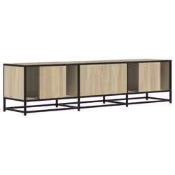vidaXL TV Cabinet TV Stand Media TV Unit Sonoma Oak Engineered Wood and Metal - Additional view 5