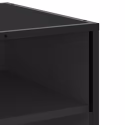 vidaXL TV Cabinet TV Stand Media TV Unit Engineered Wood and Metal - black, 61 x 40 x 46 cm - Additional view 6