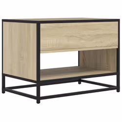 vidaXL TV Cabinet TV Stand Media TV Unit Engineered Wood and Metal - sonoma oak, 61 x 40 x 46 cm - Additional view 5