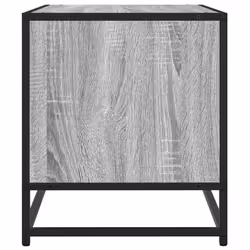 vidaXL TV Cabinet TV Stand Media TV Unit Engineered Wood and Metal - grey sonoma, 61 x 40 x 46 cm - Additional view 4