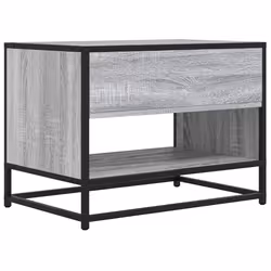 vidaXL TV Cabinet TV Stand Media TV Unit Engineered Wood and Metal - grey sonoma, 61 x 40 x 46 cm - Additional view 5