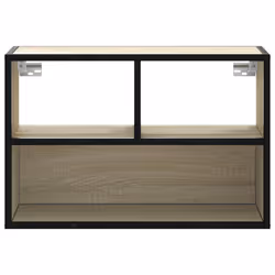 vidaXL TV Cabinet TV Stand Media TV Unit Sonoma Oak Engineered Wood and Metal - Additional view 3