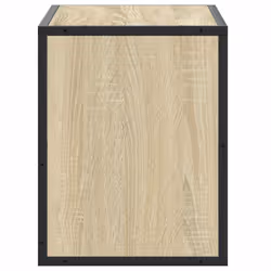 vidaXL TV Cabinet TV Stand Media TV Unit Sonoma Oak Engineered Wood and Metal - Additional view 4
