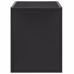 vidaXL TV Cabinet TV Stand Media Cabinet TV Unit Engineered Wood and Metal - black, 80 x 31 x 39.5 cm - Additional view 4