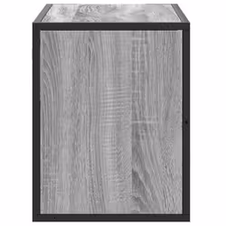 vidaXL TV Cabinet TV Stand Media TV Unit Grey Sonoma Engineered Wood and Metal - Additional view 4