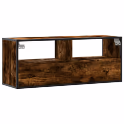 vidaXL TV Cabinet TV Stand Media TV Unit Engineered Wood and Metal - smoked oak - Additional view 5