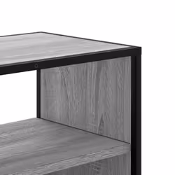 vidaXL TV Cabinet TV Stand Media TV Unit Engineered Wood and Metal - grey sonoma - Additional view 6