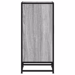 vidaXL Sideboard Grey Sonoma 35.5x35x76 cm Engineered Wood and Metal - Additional view 5
