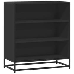 vidaXL Sideboard Black 68x35x76 cm Engineered Wood and Metal storage cabinet