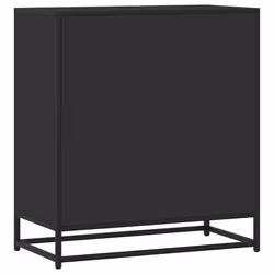 vidaXL Sideboard Black 68x35x76 cm Engineered Wood and Metal storage cabinet - Additional view 5