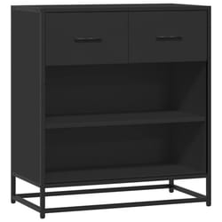 vidaXL Sideboard Black 68x35x76 cm Engineered Wood storage cabinet