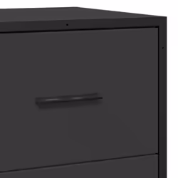 vidaXL Sideboard Black 68x35x76 cm Engineered Wood storage cabinet - Additional view 7