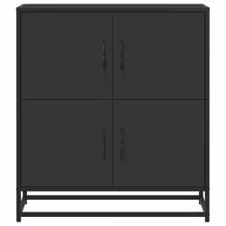 vidaXL Sideboard Black 68x35x76 cm Engineered Wood storage cabinet