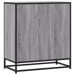vidaXL Sideboard Grey Sonoma 68x35x76 cm Engineered Wood storage cabinet - Additional view 5