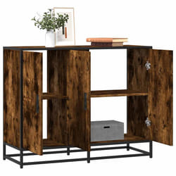 vidaXL Sideboard Smoked Oak 94x35x76 cm Engineered Wood storage cabinet