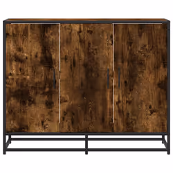vidaXL Sideboard Smoked Oak 94x35x76 cm Engineered Wood storage cabinet