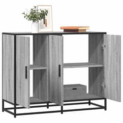 vidaXL Sideboard Grey Sonoma 94x35x76 cm Engineered Wood storage cabinet
