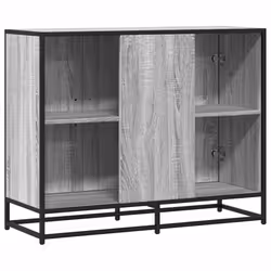 vidaXL Sideboard Grey Sonoma 94x35x76 cm Engineered Wood storage cabinet - Additional view 5