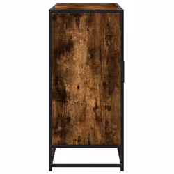 vidaXL Sideboard Smoked Oak 92x35x76 cm Engineered Wood storage cabinet - Additional view 4