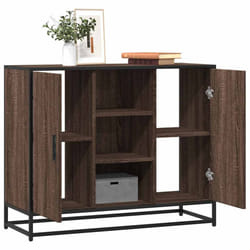 vidaXL Sideboard Brown Oak 92x35x76 cm Engineered Wood storage cabinet