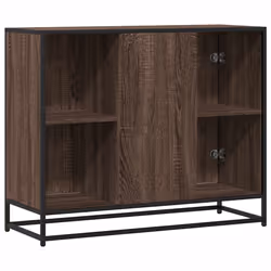 vidaXL Sideboard Brown Oak 92x35x76 cm Engineered Wood storage cabinet - Additional view 5