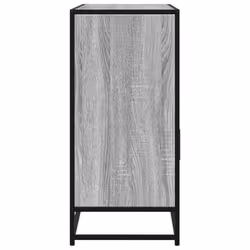 vidaXL Sideboard Smoked Oak 100x35x76 cm Engineered Wood storage cabinet - grey sonoma - Additional view 4